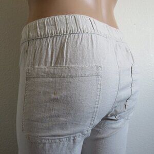 St Johns Bay Womens LINEN Pull On Jogger Pants Plus Size XXL fits Size 22-24 NWT